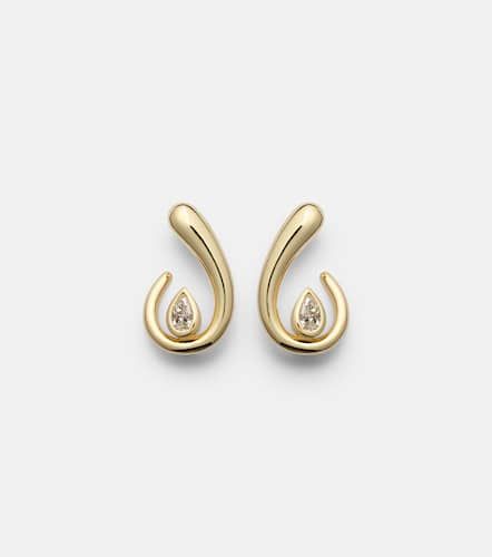 Kt earrings with diamonds - Shay Jewelry - Modalova