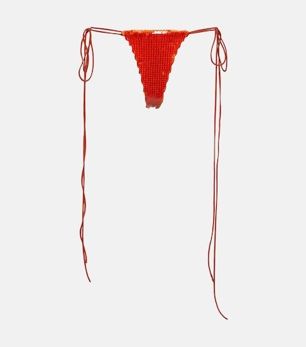 Sequined side-tie panties - LaQuan Smith - Modalova
