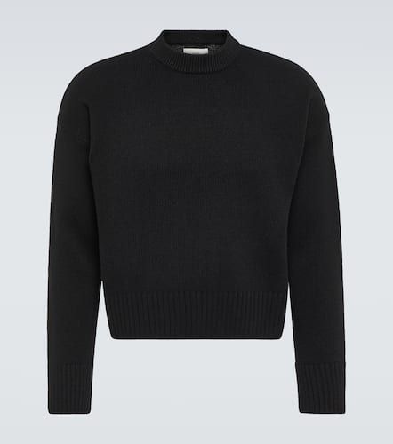 Cropped wool and cashmere sweater - Ami Paris - Modalova