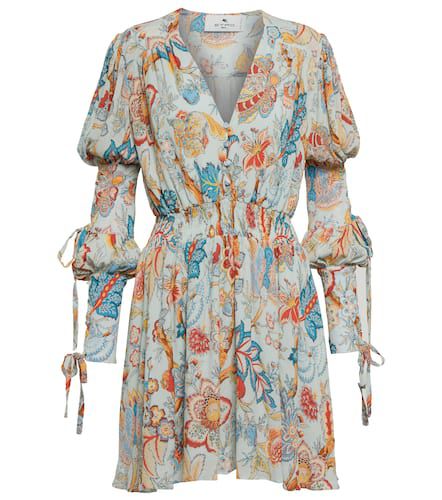 Etro Floral crÃªpe minidress - Etro - Modalova