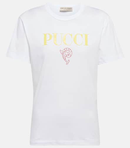 Bedrucktes T-Shirt aus Baumwolle - Pucci - Modalova