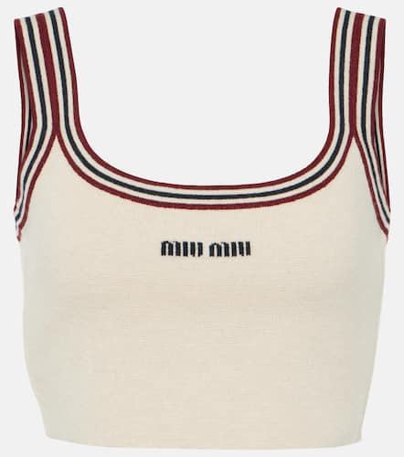 Miu Miu Cashmere crop top - Miu Miu - Modalova