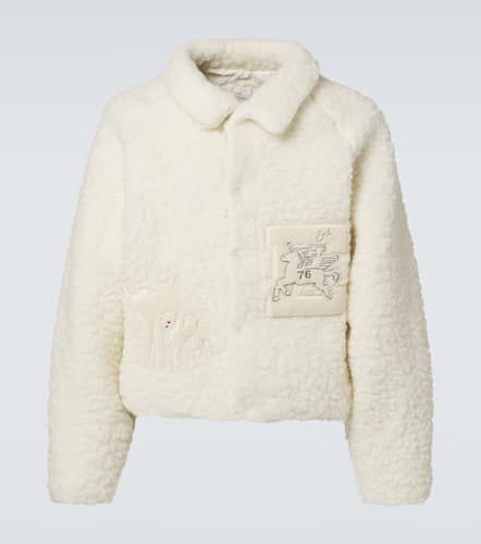 Patch-appliquÃ© faux shearling jacket - ERL - Modalova