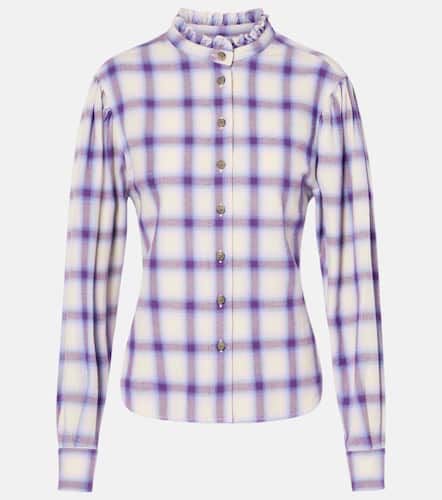 Camisa de algodón a cuadros - Marant Etoile - Modalova