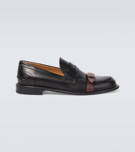 Animated leather penny loafers - JW Anderson - Modalova