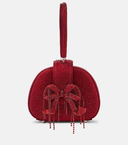 Bow-detail crystal-embellished bucket bag - Self-Portrait - Modalova