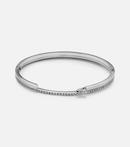 Serti Sur Vide 18kt white gold bangle with diamonds - Repossi - Modalova