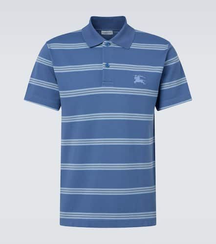 Polo EKD in piqué di cotone a righe - Burberry - Modalova
