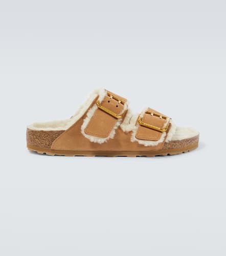 Arizona leather and shearling sandals - Birkenstock - Modalova