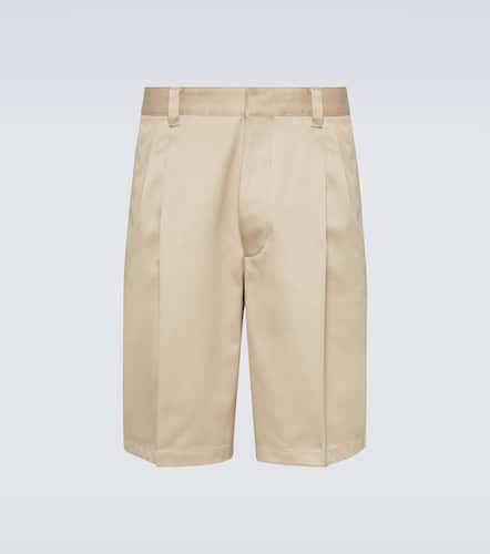 Prada Pleated cotton Bermuda shorts - Prada - Modalova