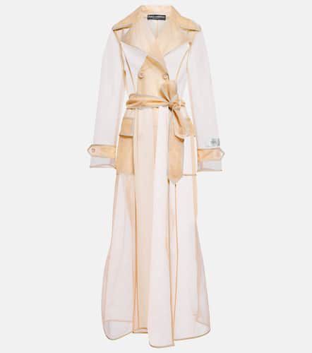 X Kim marquisette trench coat - Dolce&Gabbana - Modalova