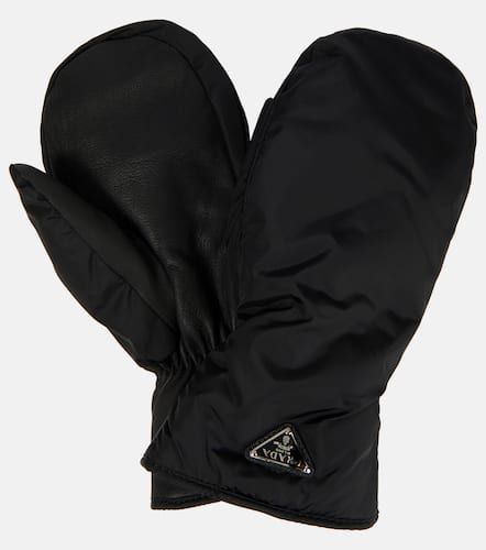 Prada Logo ski mittens - Prada - Modalova