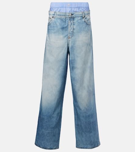 Pantalon ample Trompe l’oeil en coton - Acne Studios - Modalova