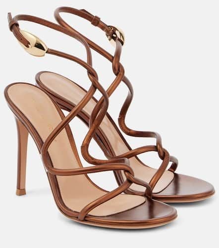 Gianvito Rossi 105 leather sandals - Gianvito Rossi - Modalova