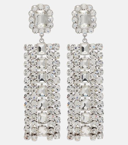Crystal-embellished drop earrings - Self-Portrait - Modalova