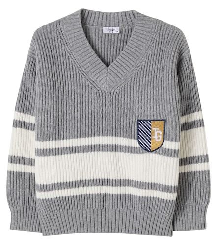 Il Gufo Pullover in cotone a righe - Il Gufo - Modalova
