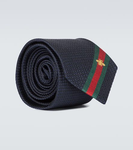 Krawatte aus Seide mit Web-Streifen - Gucci - Modalova