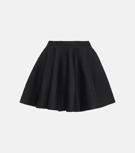 Ribbed-knit wool-blend miniskirt - Alaia - Modalova