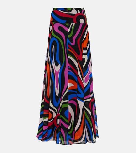 Pucci Marmo silk maxi skirt - Pucci - Modalova