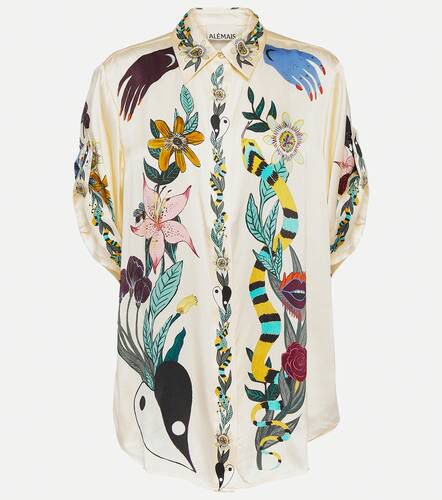 Alémais Camisa Meagan de seda floral - Alemais - Modalova