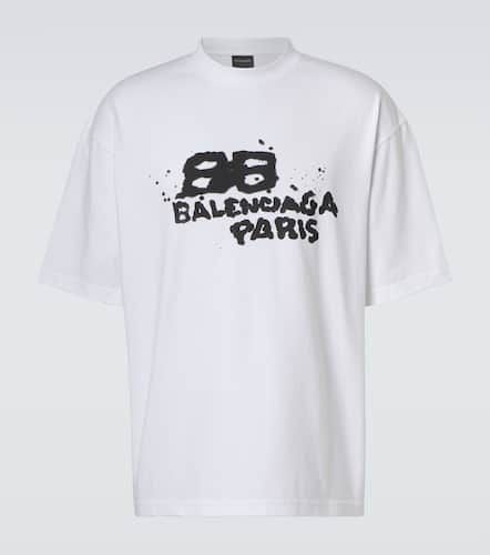 BB Icon cotton jersey T-shirt - Balenciaga - Modalova