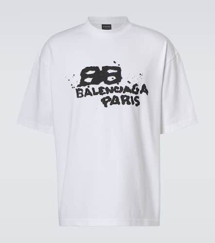 T-Shirt BB Icon aus Baumwoll-Jersey - Balenciaga - Modalova