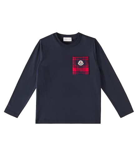 Logo cotton jersey T-shirt - Moncler Enfant - Modalova