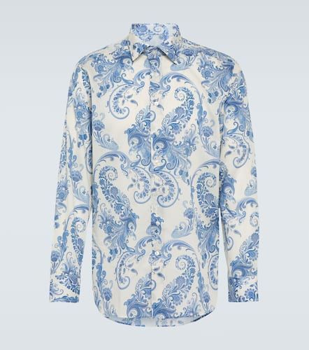 Etro Camisa de algodón con paisley - Etro - Modalova