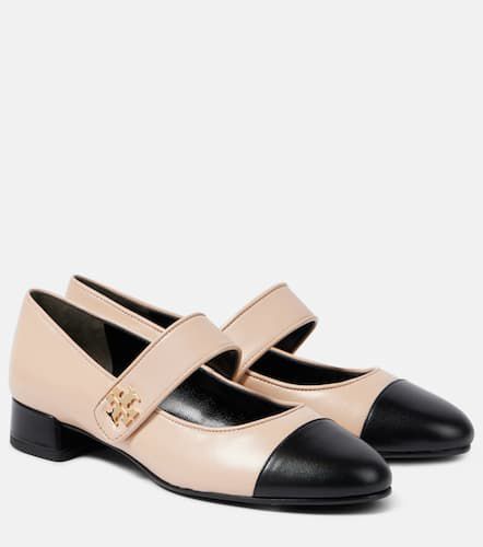 Logo leather Mary Jane pumps - Tory Burch - Modalova