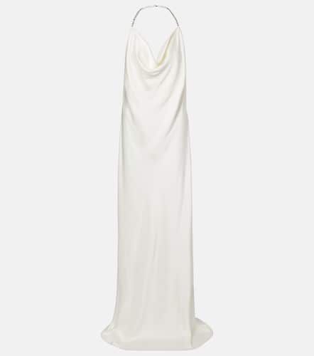 Robe aus Satin mit Kristallen - Stella McCartney - Modalova