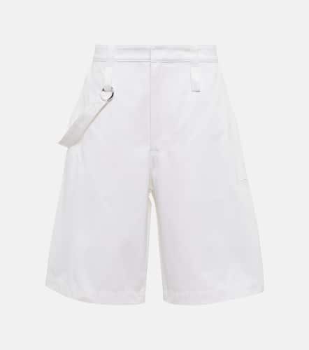 High-rise cotton Bermuda shorts - Bottega Veneta - Modalova