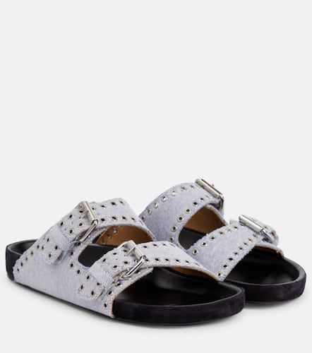 Lennyo embellished denim sandals - Isabel Marant - Modalova