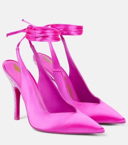 Pumps slingback Venus in raso - The Attico - Modalova