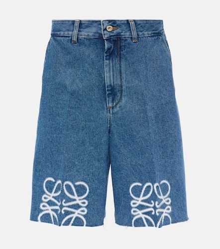 Loewe Anagram denim Bermuda shorts - Loewe - Modalova