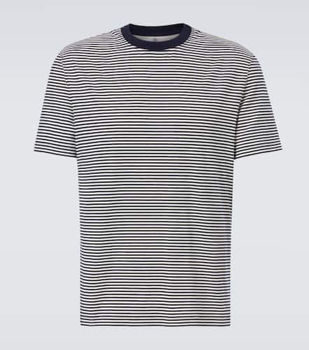 T-shirt rayé en coton - Brunello Cucinelli - Modalova