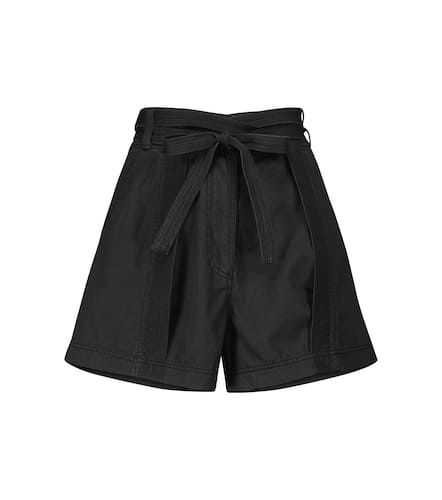 Shorts Gavin de algodón con cinturón - Ulla Johnson - Modalova