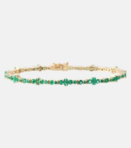 Rivulet 18kt bracelet with emeralds - Ileana Makri - Modalova