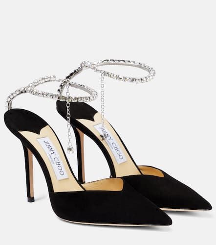 Jimmy Choo Saeda 100 suede pumps - Jimmy Choo - Modalova