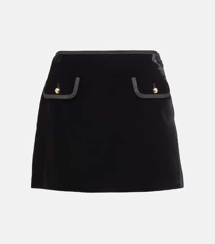 Miu Miu Velvet miniskirt - Miu Miu - Modalova