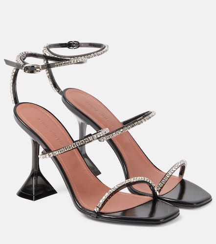 Gilda Glass embellished PVC sandals - Amina Muaddi - Modalova