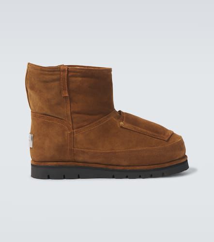 Ankle Boots aus Veloursleder mit Shearling - Acne Studios - Modalova