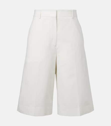 Toteme Bermudas de algodón y lino - Toteme - Modalova