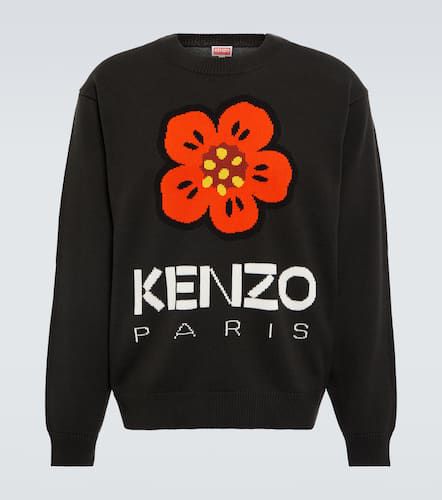 Boke Flower jacquard cotton sweater - Kenzo - Modalova
