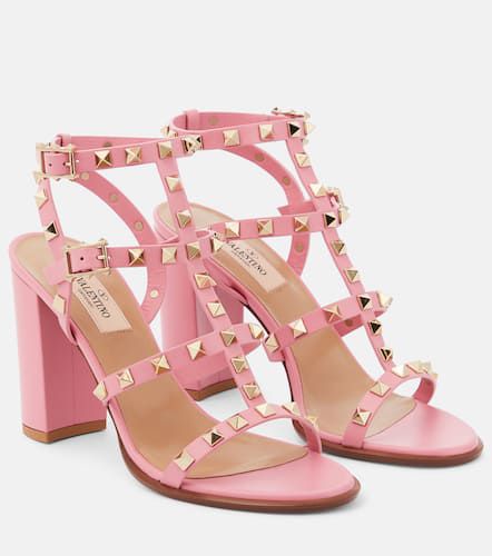 Rockstud leather sandals - Valentino Garavani - Modalova