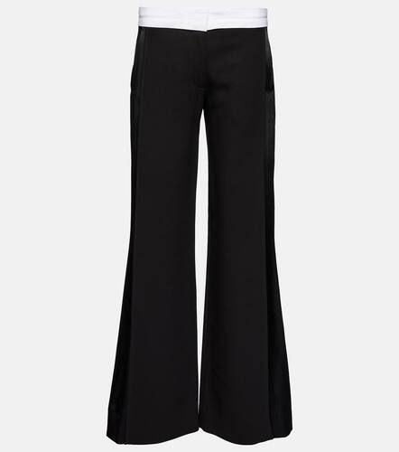 Pantalones anchos de tiro bajo - Victoria Beckham - Modalova