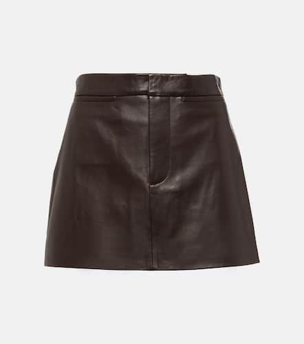 Frame Leather miniskirt - Frame - Modalova