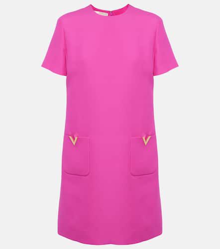 Vestido corto de Crepe Couture con VGold - Valentino - Modalova