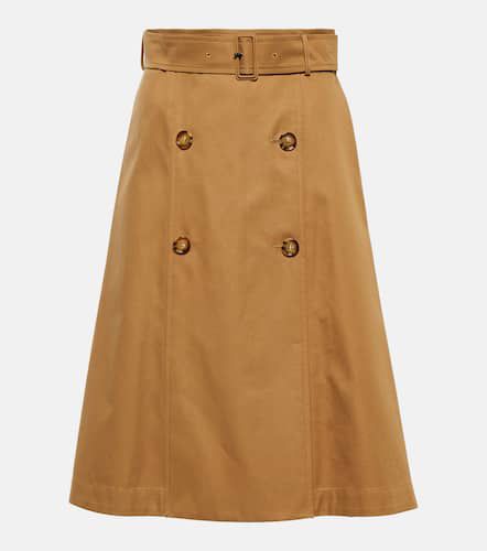 Burberry A-line cotton midi skirt - Burberry - Modalova