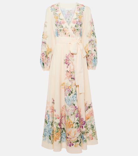 Halliday floral cotton wrap dress - Zimmermann - Modalova