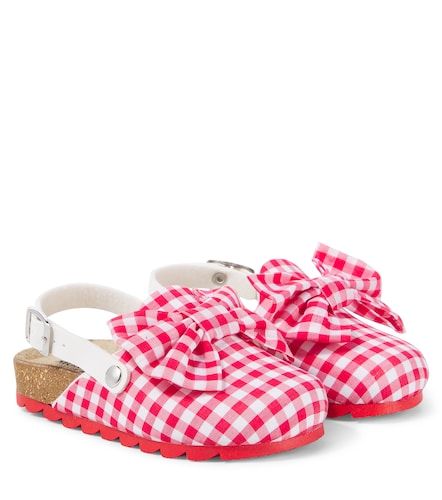 Monnalisa Gingham clogs - Monnalisa - Modalova